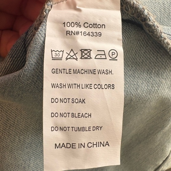 NEW Petal + Pup Women’s Dana Light Blue Denim Front Slit Maxi Jean Skirt 0362 - Picture 9 of 9